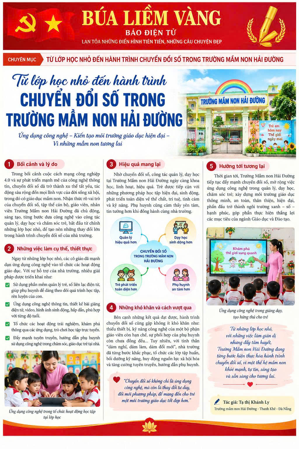 BÀI DỰ THI GIẢI BÚA LIỀM VÀNG NĂM 2026 - TẠ THỊ KHÁNH LY